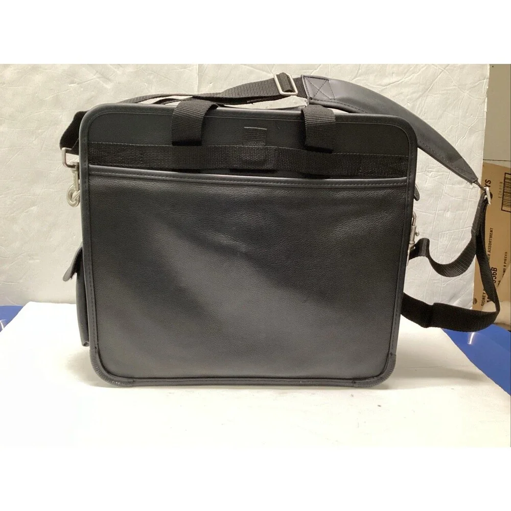 targus leather notebook case black TLE300
